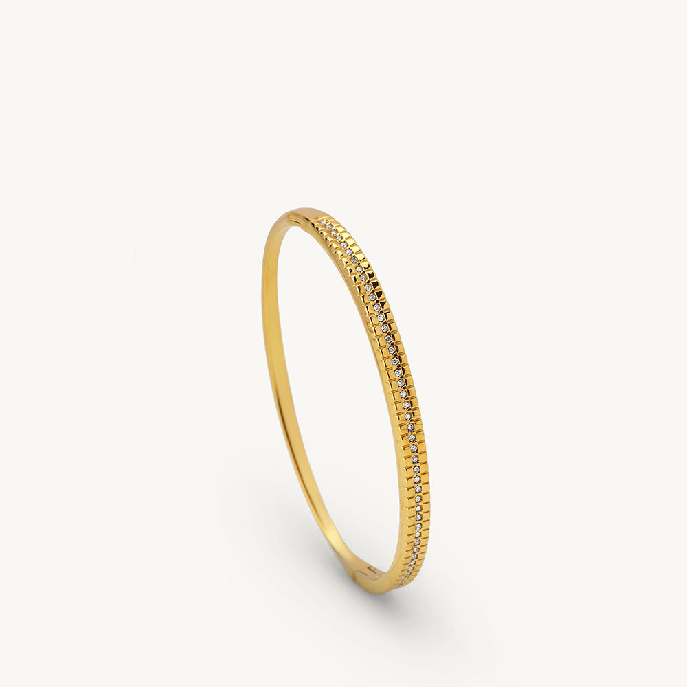 Radiant Triple Line Bangle