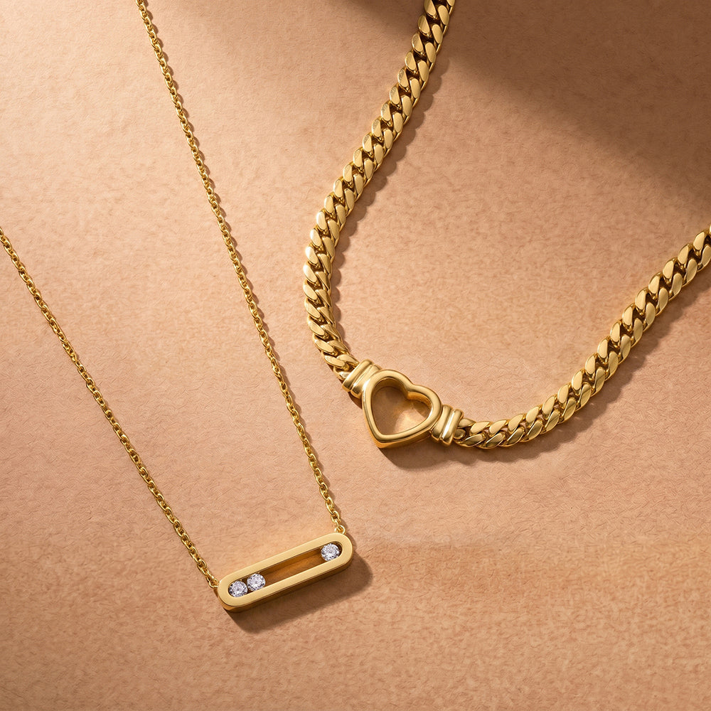 Hollow Heart & Bar Set