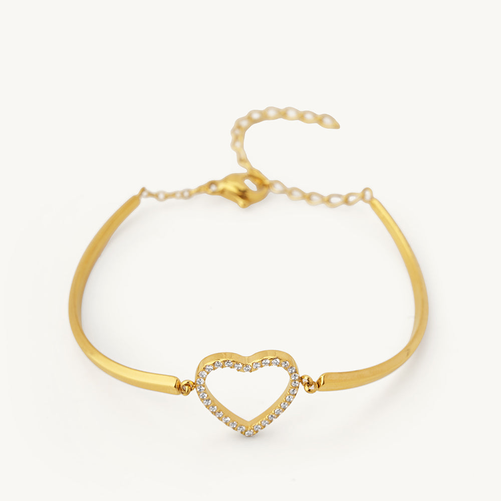 Open Heart Bracelet
