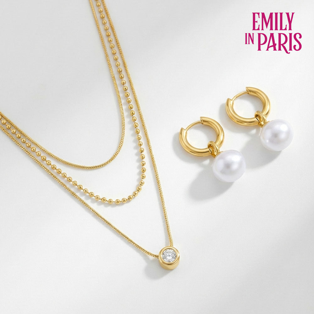 Ivory Glow Pearl Jewellery Set
