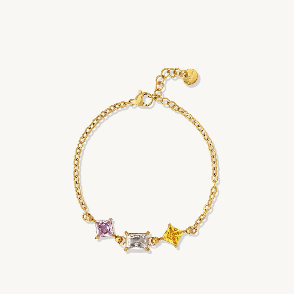 Aurelia Crystal Chain Bracelet