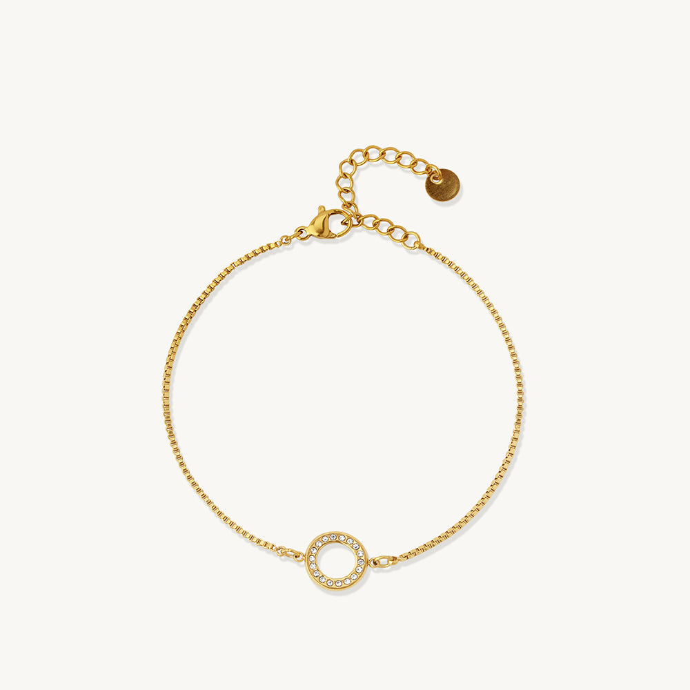 Radiant Open Circle Bracelet
