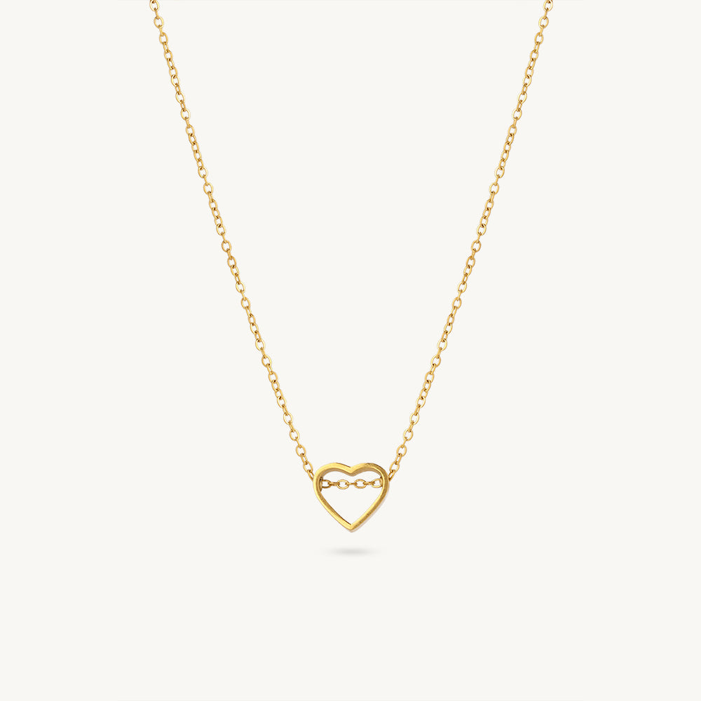 Open Heart Necklace