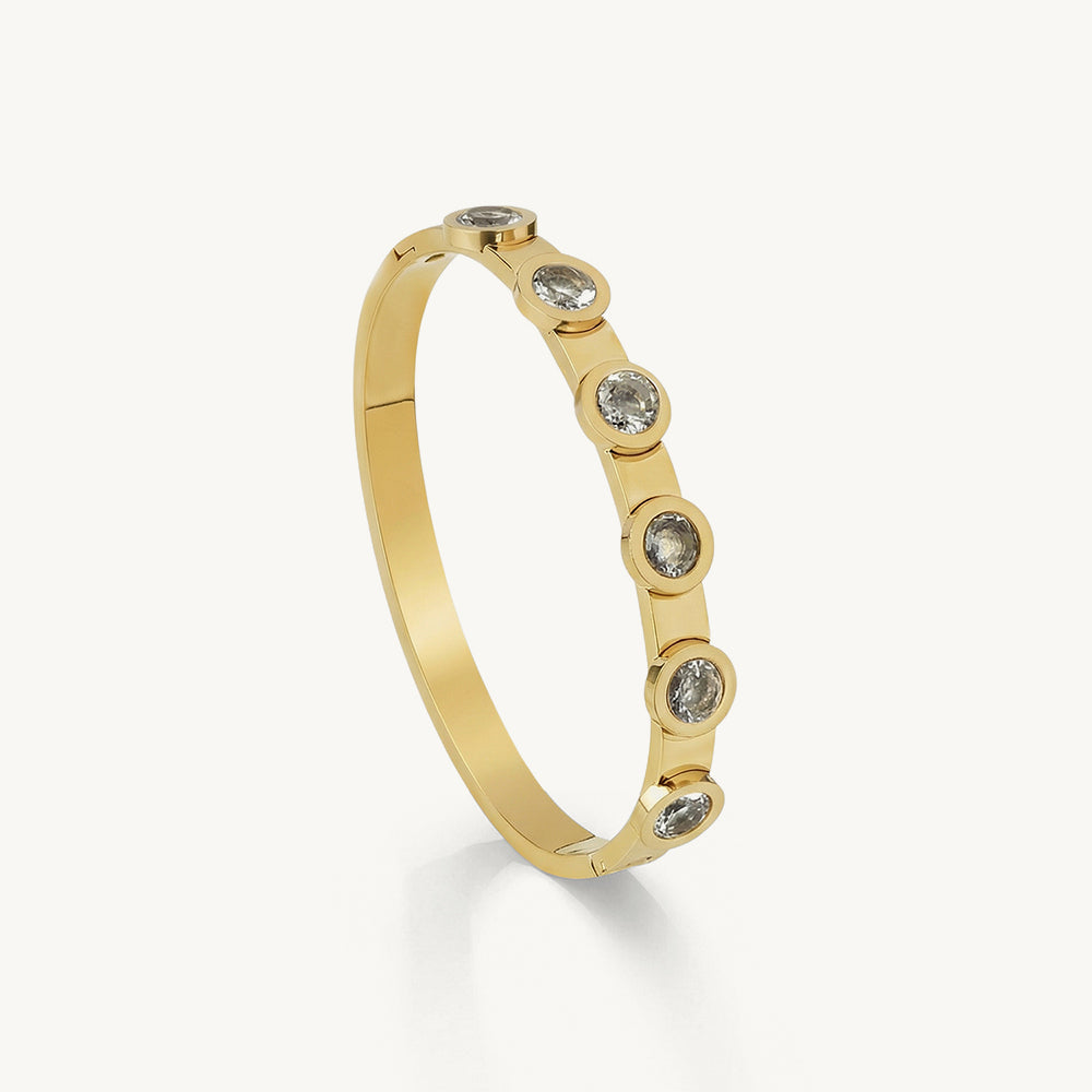 Sparkling Dot Kada Bracelet
