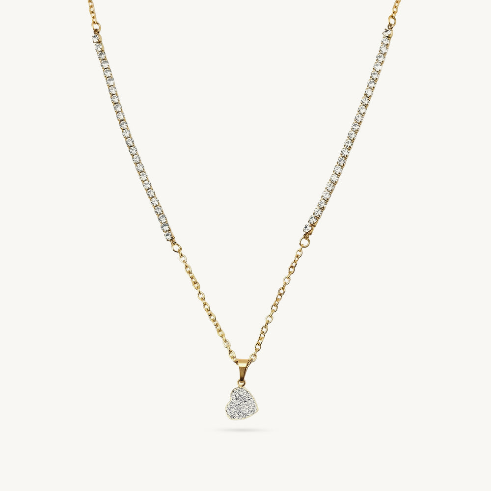 Gleaming Mini Heart Necklace