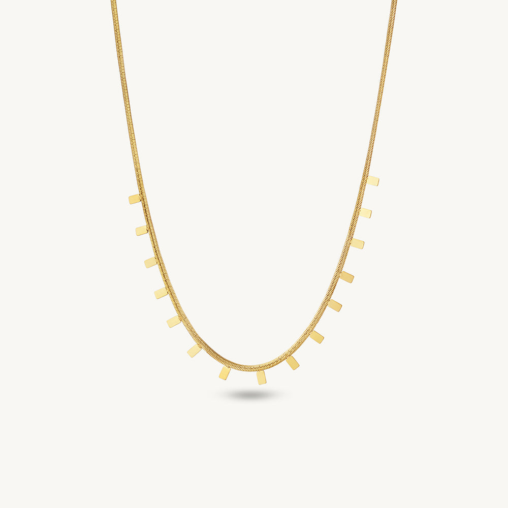 Elegant Bar Fringe Necklace