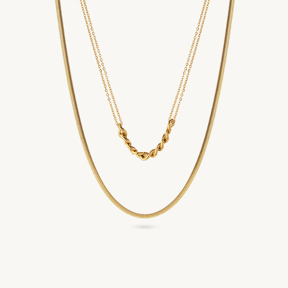 Link Layered Necklace