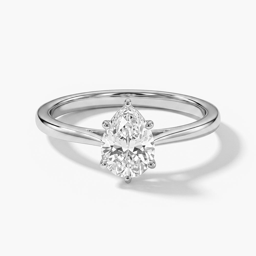 Peardrop 925 Silver Ring