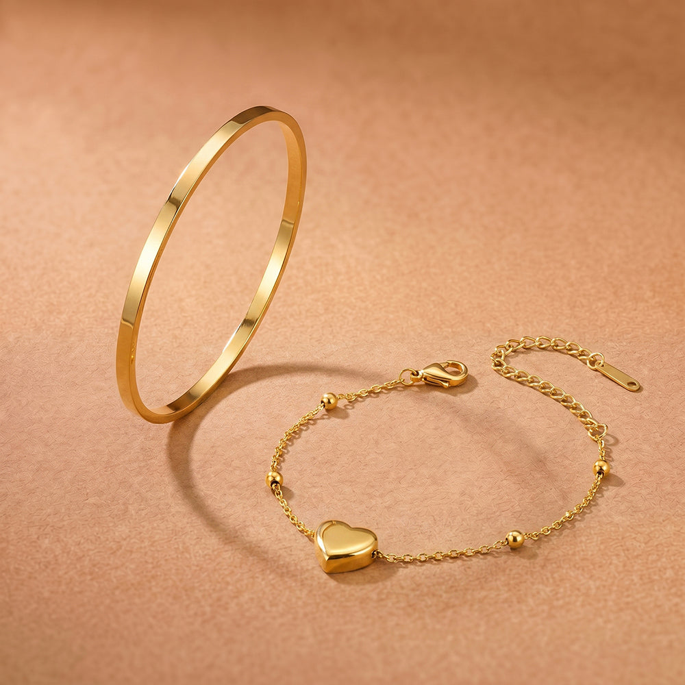 Flat Wire Heart Set