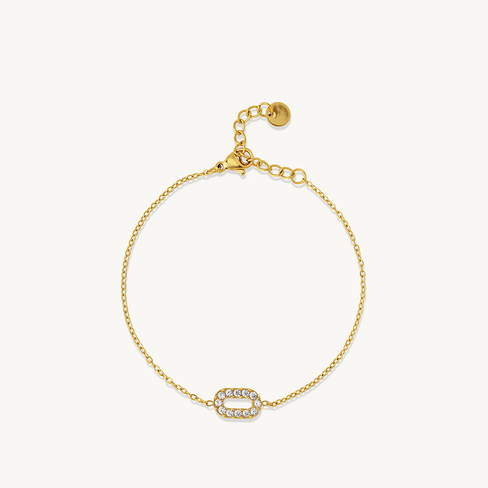 Radiant Crystal Chain Bracelet