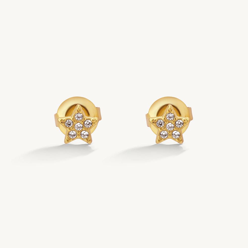 Celestial Crystal Star Studs