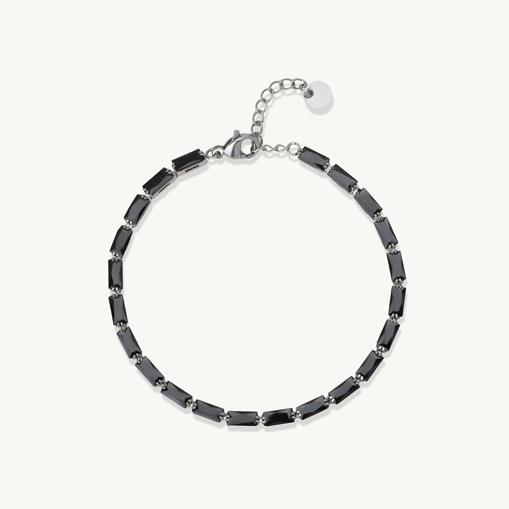 Sleek Crystal Tennis Bracelet