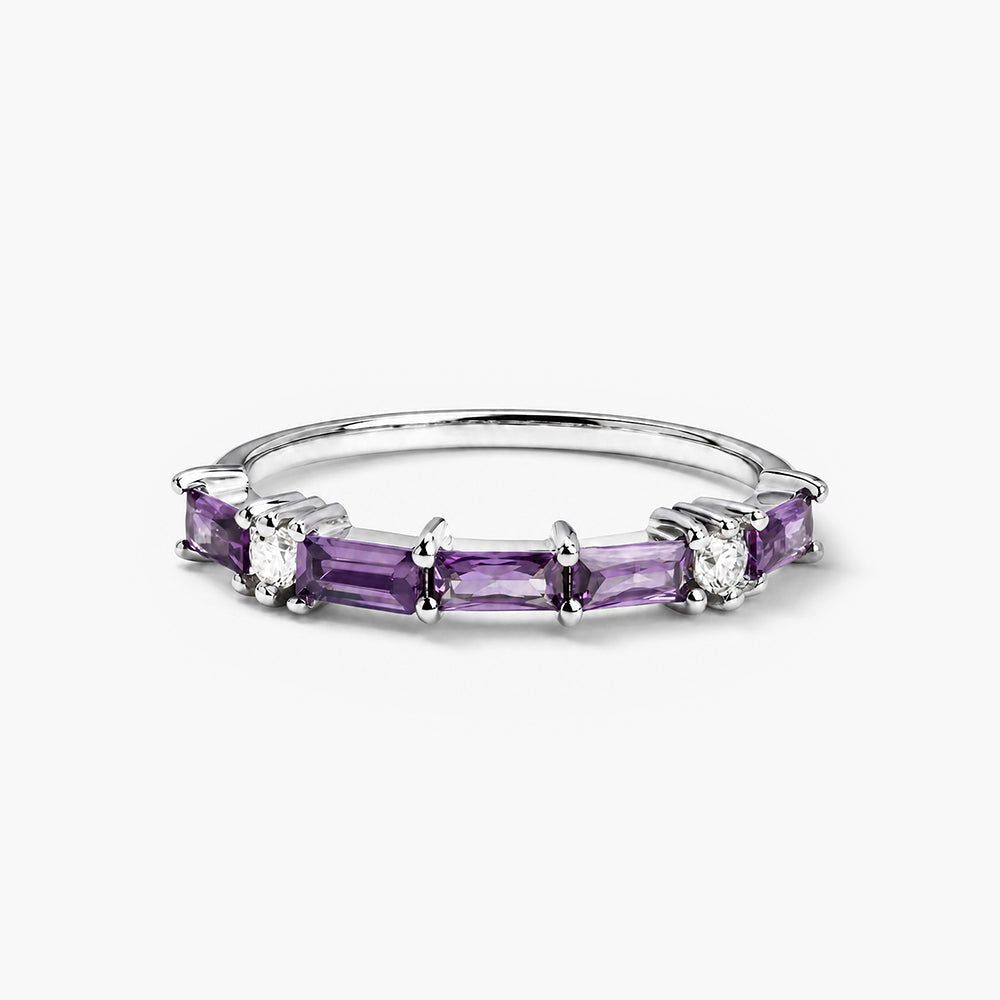 Celeste Lavender Glow 925 Sterling Silver Ring