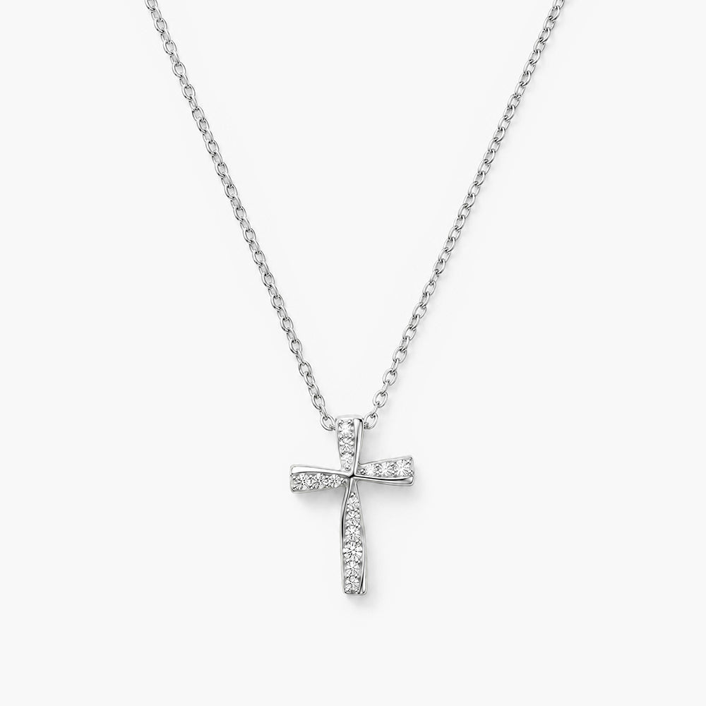 Liora Grace Cross 925 Sterling Silver Necklace