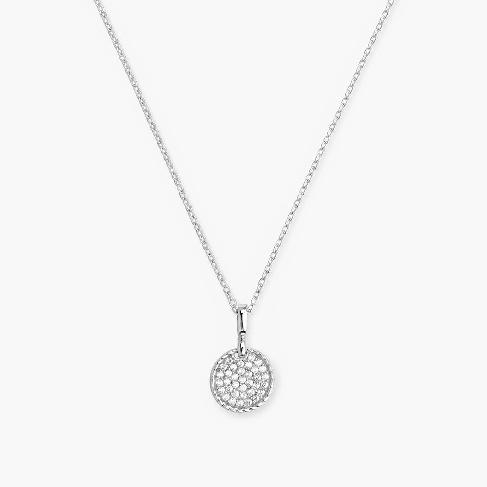 Liora Halo Bloom 925 Sterling Silver Necklace
