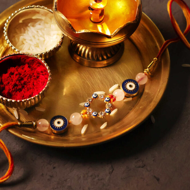 Evil Eye with Love Rakhi