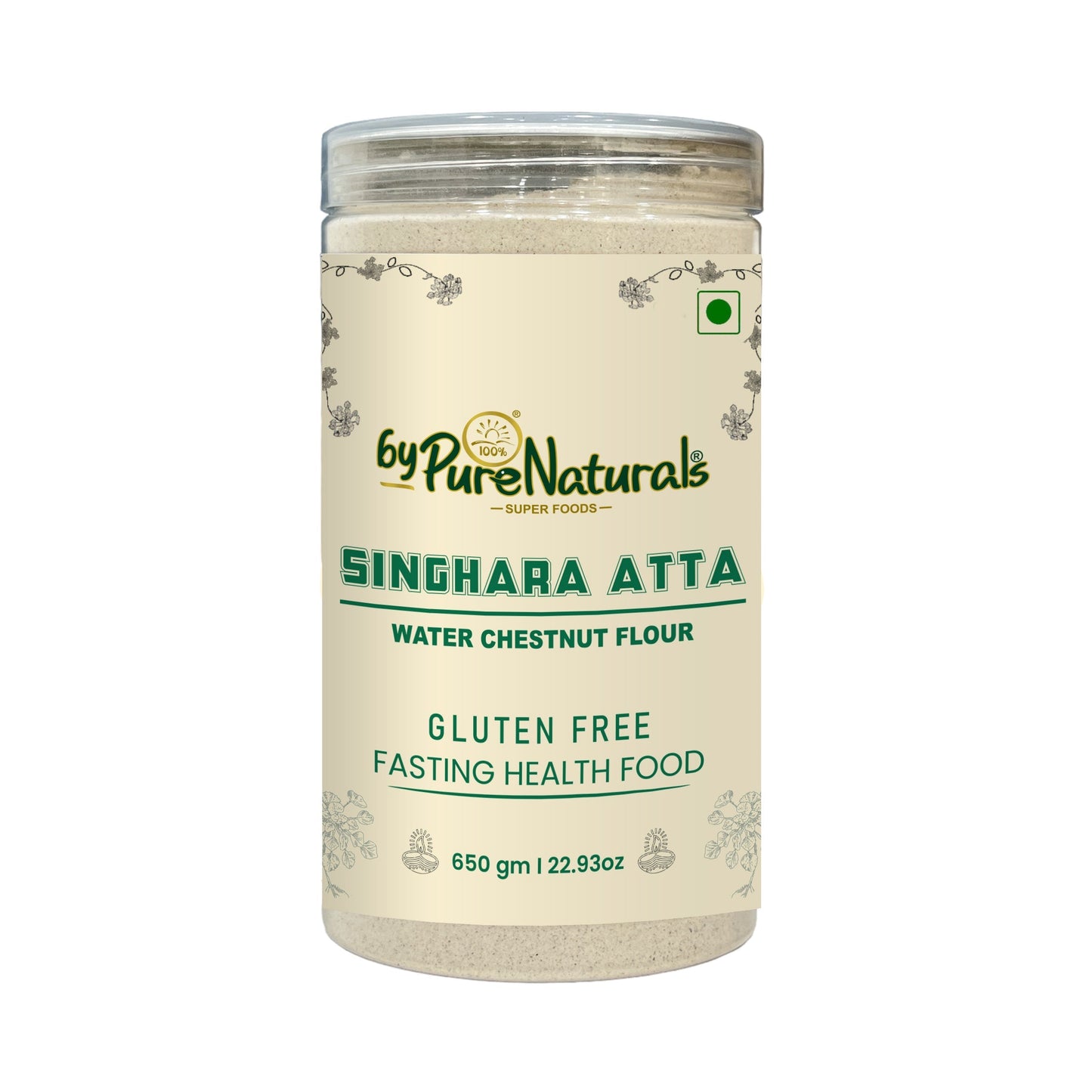 byPureNaturals Singhara Atta (Water Chestnut Flour)