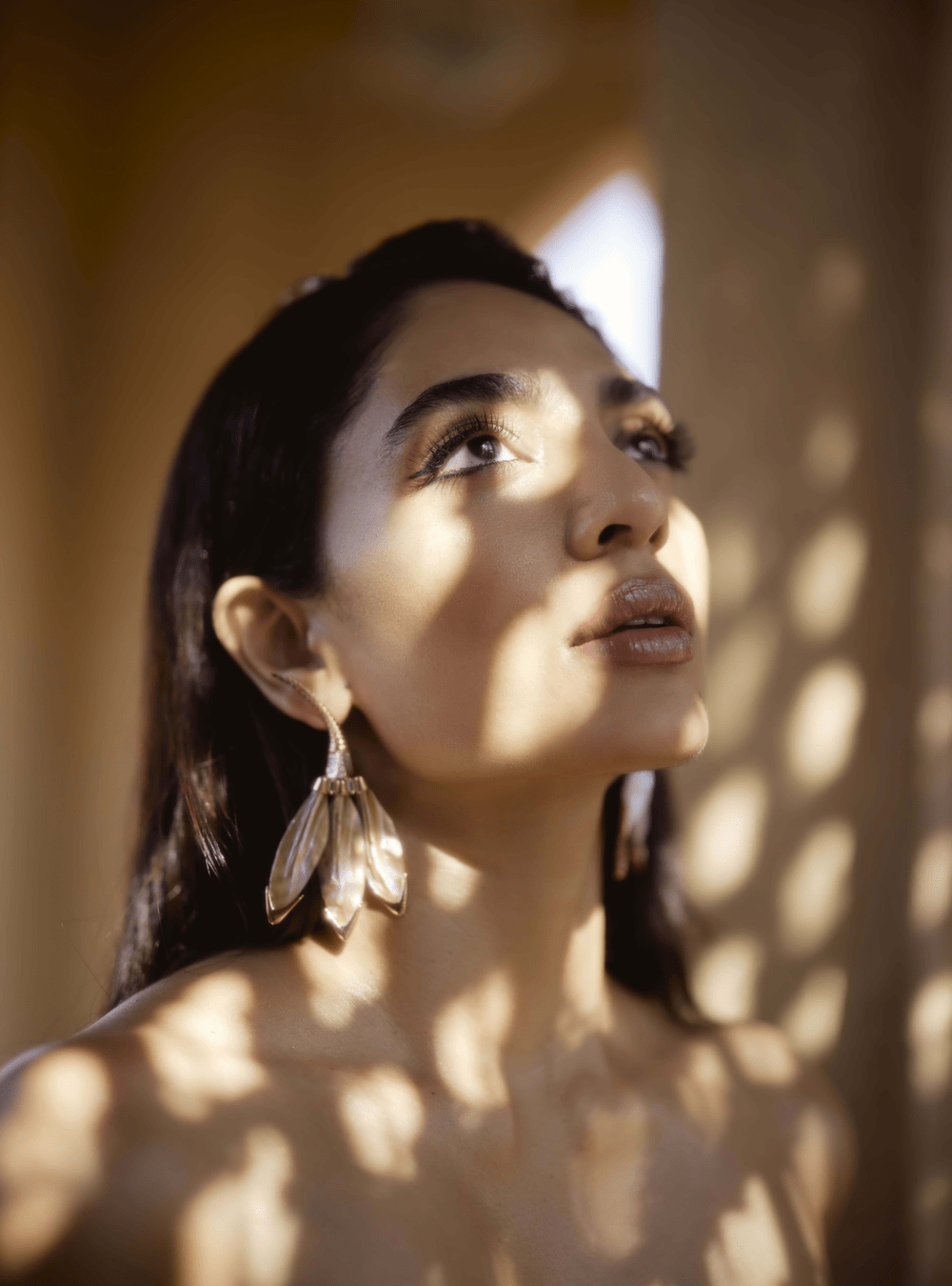 Sobhita Dhulipala Wearing Le Palm Serefina Drop Earrings