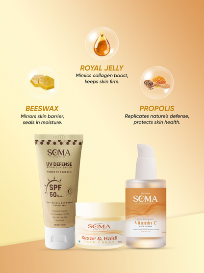 Soma Essential Propolis Apian Divine Trio ,Ceramides And 4% Niacinamide