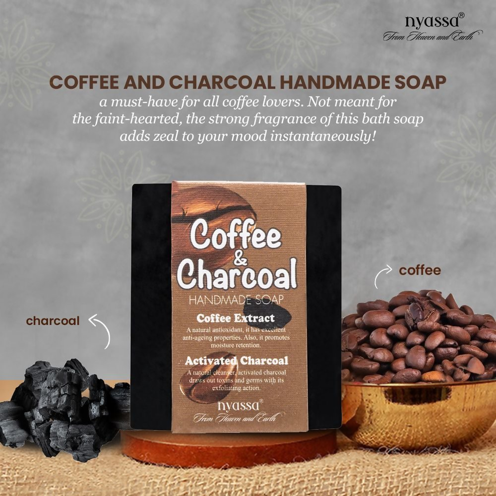 Nyassa Coffee And Charcoal Handmade Soap