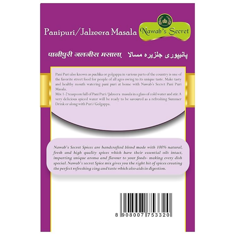 Nawab's Secret Panipuri (Jalzeera) Masala