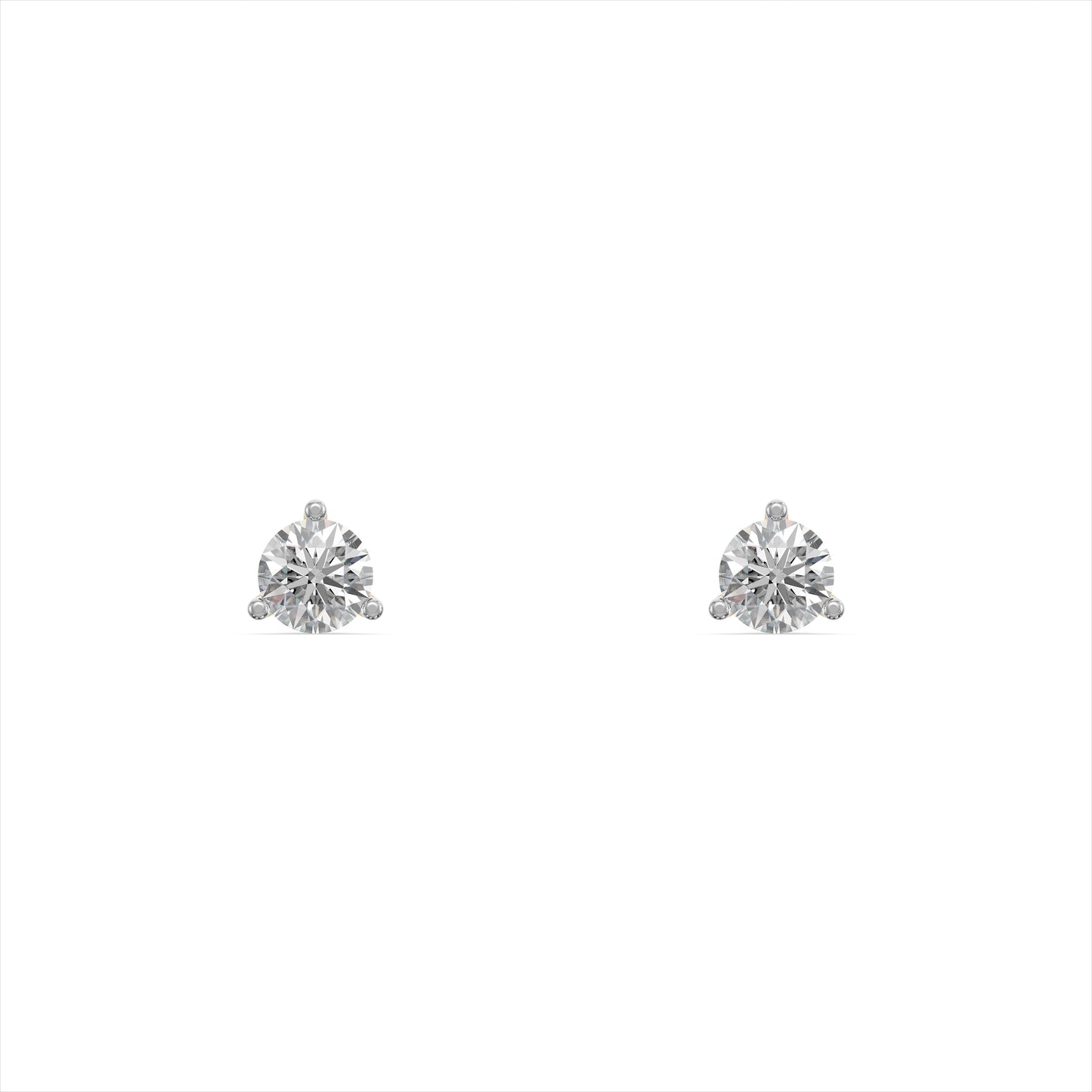 Mini Solitaire 9KT Laboratory Grown Diamond Studs