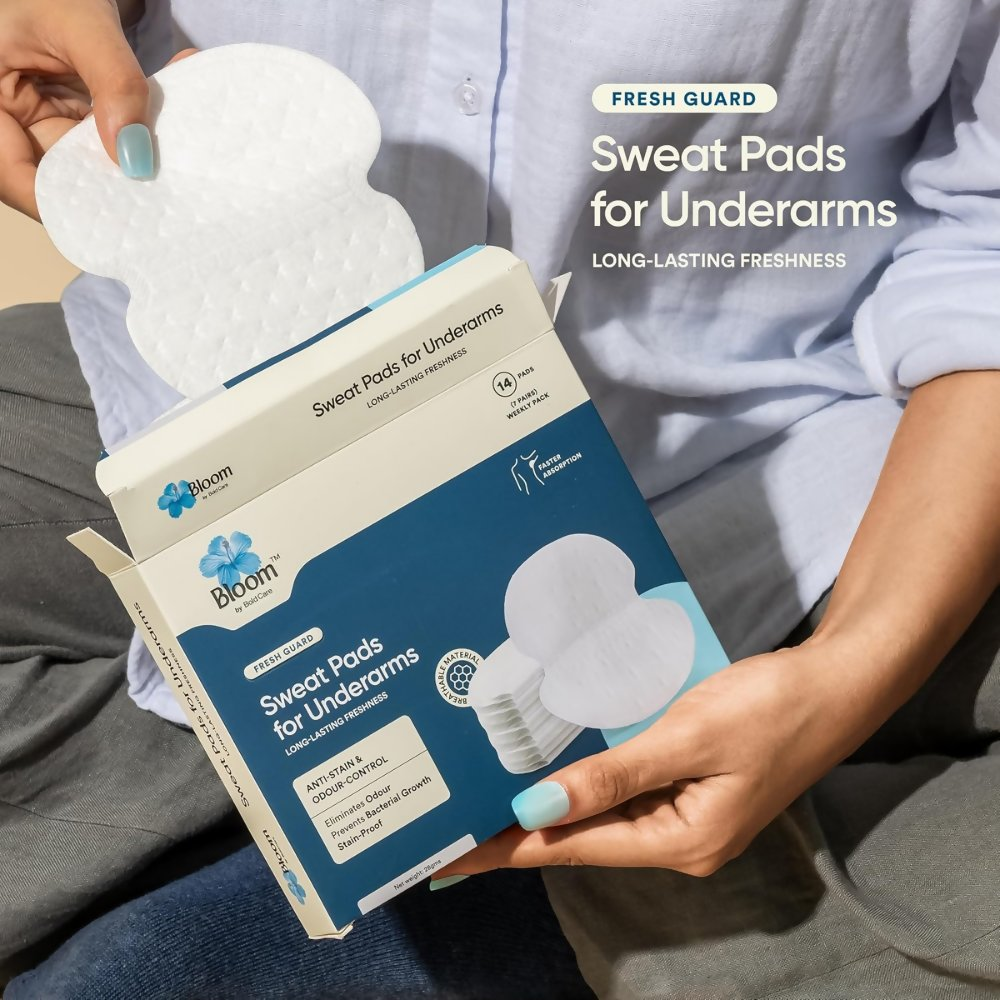Bloom by Bold Care Sweat Pads for Underarms