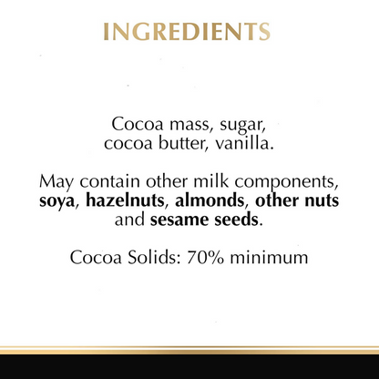 Lindt Excellence Dark 70% Cocoa Chocolate Bar and Lindt Excellence Dark 85% Cocoa Chocolate Bar