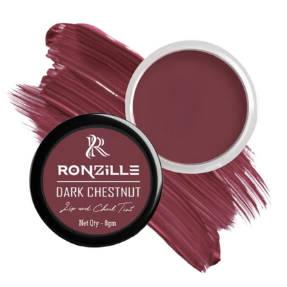 Ronzille Lip And Cheek Tint - Dark Chestnut