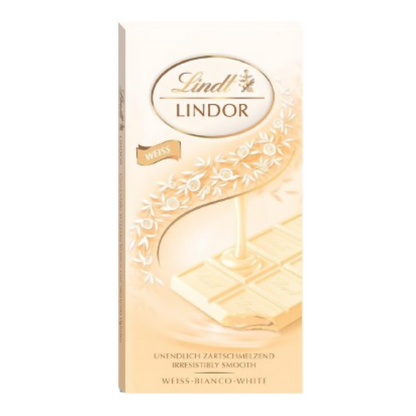 Lindt Lindor White Bar - White Chocolate