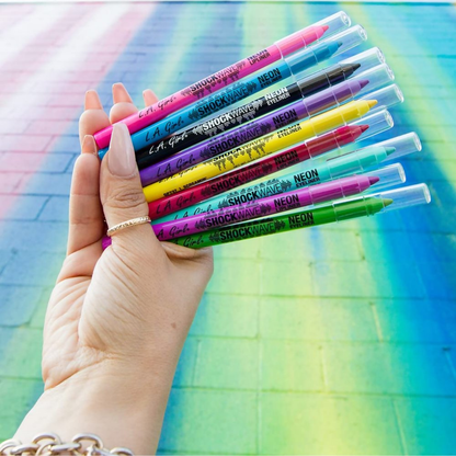 L.A Girl Shockwave Neon Eye Liner - Blackout Black