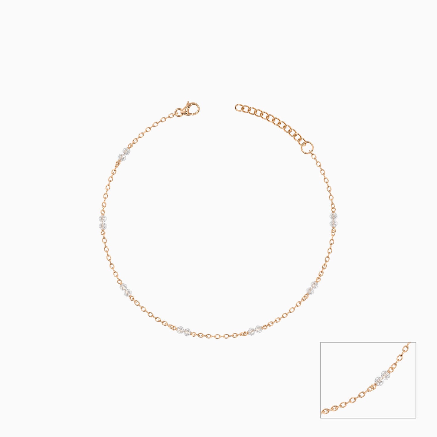 Rose Gold Arlette Anklet