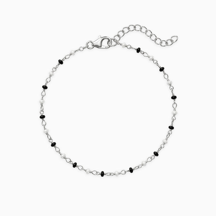 Silver Noir Bracelet