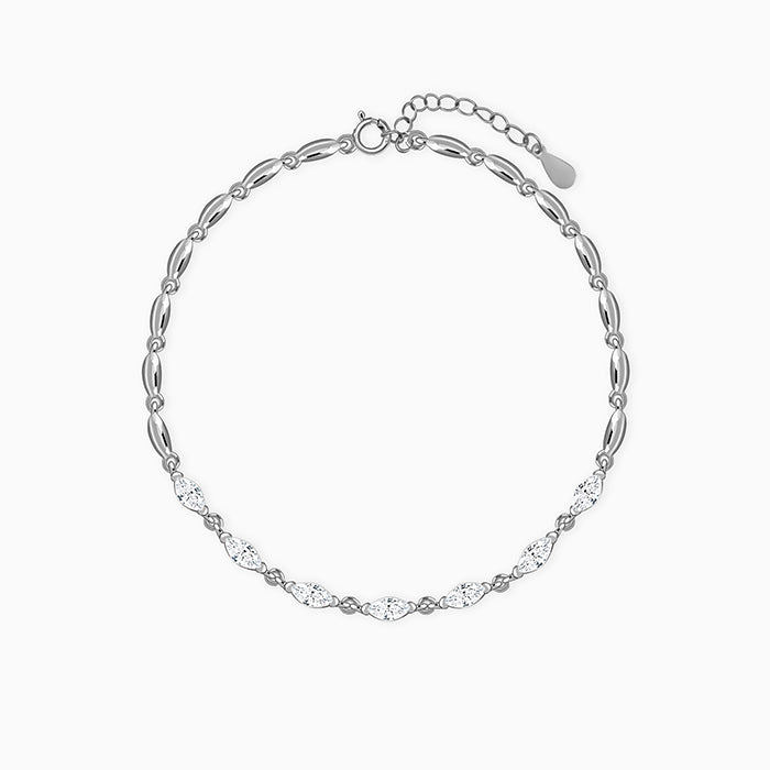 Silver Celeste Zircon Bracelet