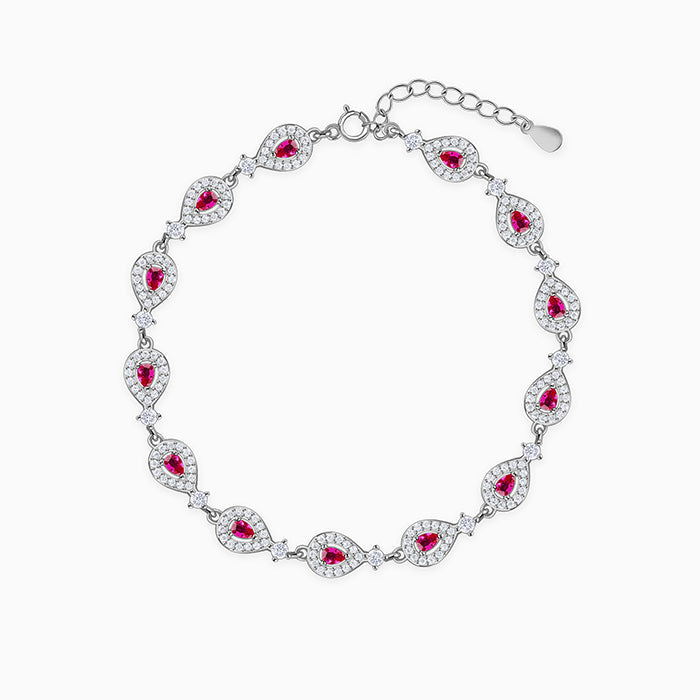 Silver Dawn Drop Bracelet