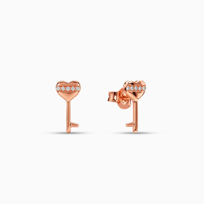 Rose Gold Brighter Love Earrings