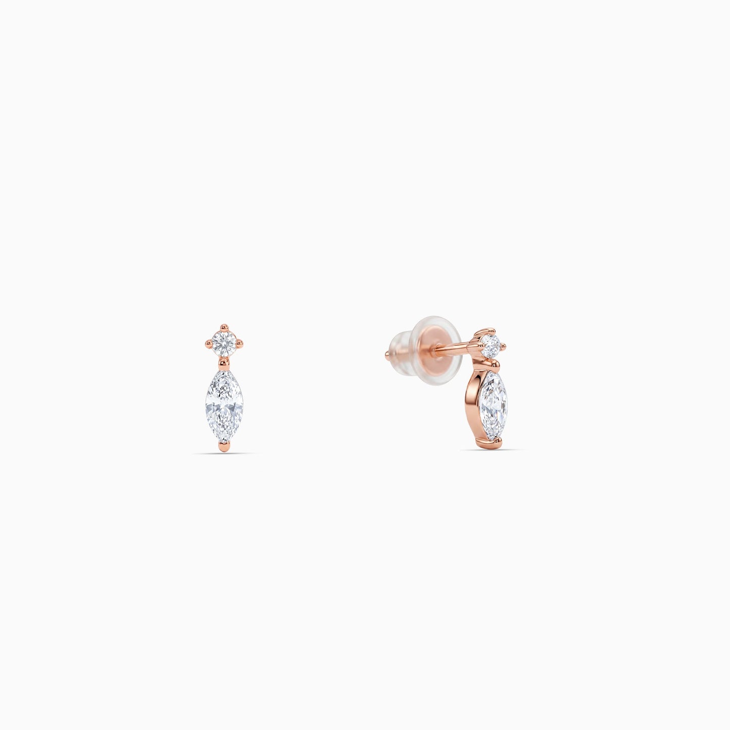 Rose Gold Harriet Earrings