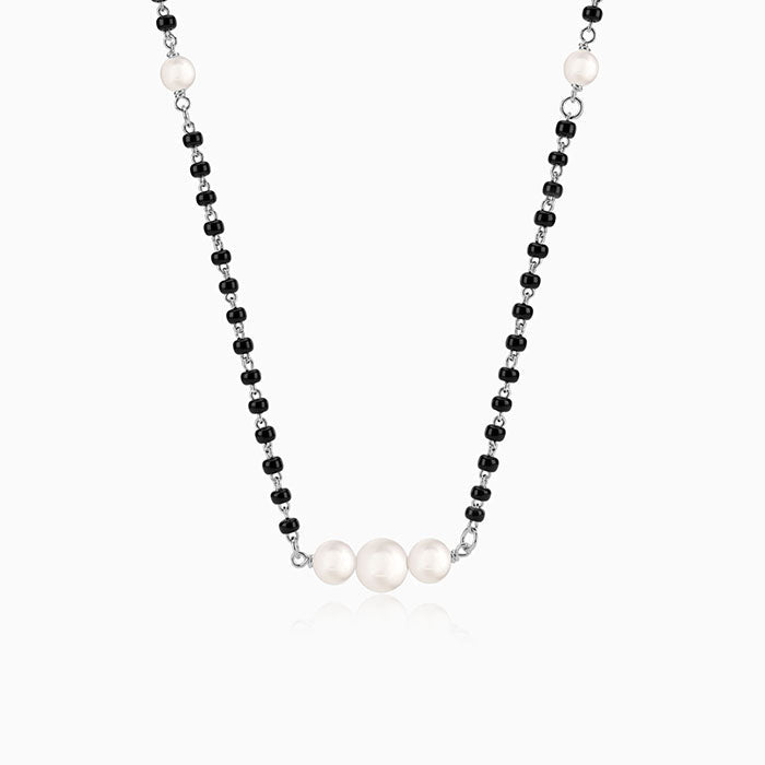 Silver Tarunima Pearl Mangalsutra