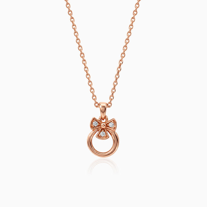 Rose Gold Miralis Pendant with Chain