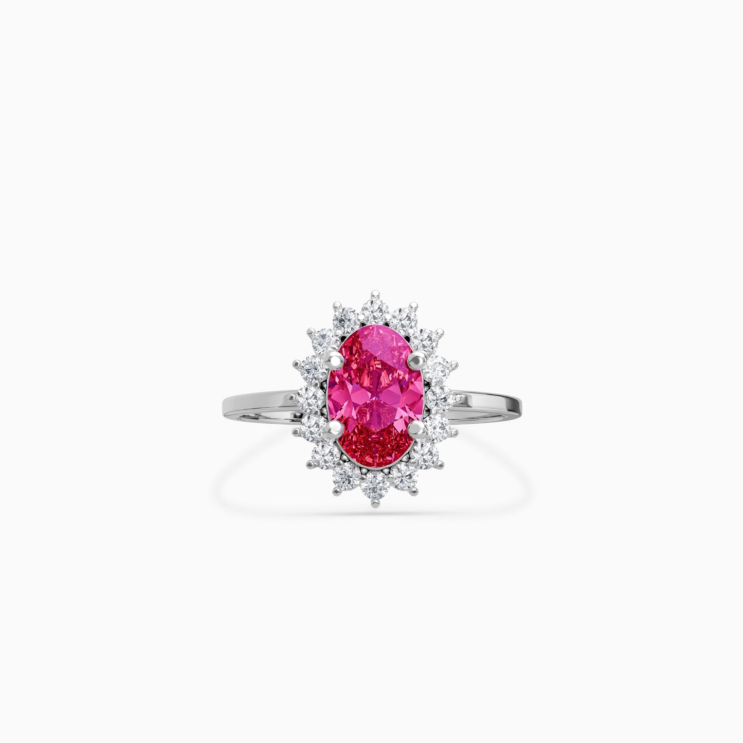 Silver Noctis Petalstone Ring (Size 12)