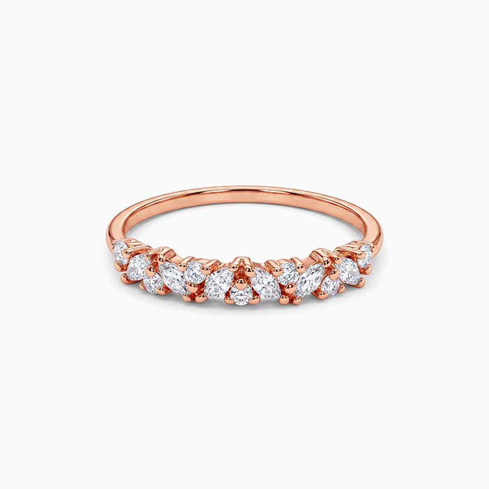 Rose Gold Marquise Tiara Ring (Size 12)