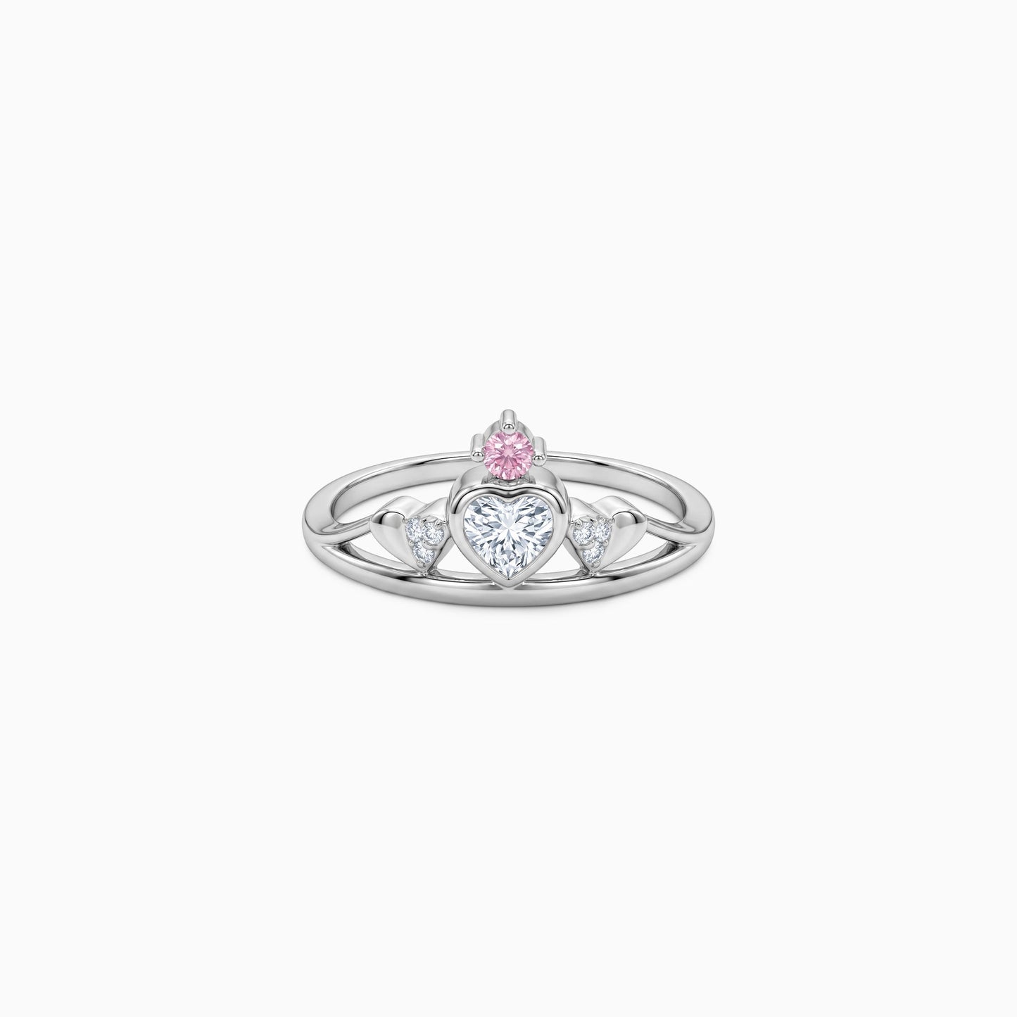 Silver Claddagh Ring (Size 12)