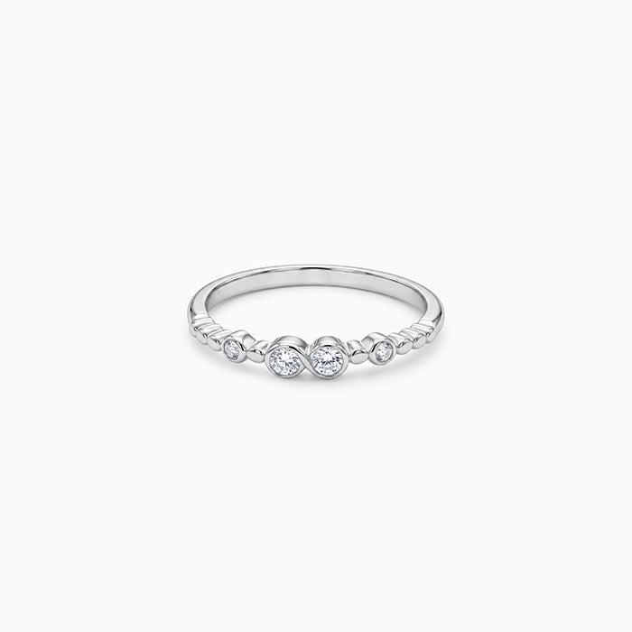 Silver Perfect Loop Ring (Size 12)