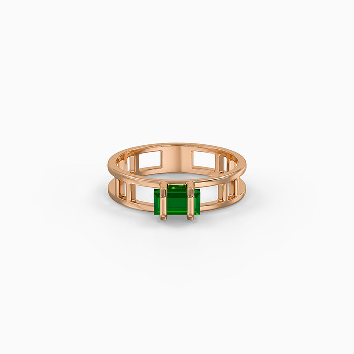 Rose Gold Verde Luxe Ring (Size 12)
