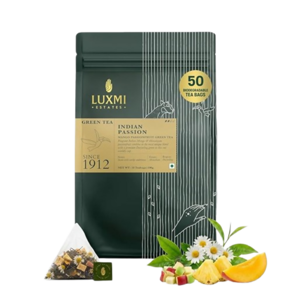 Luxmi Estates Indian Passion Mango Passion Fruit Green Tea
