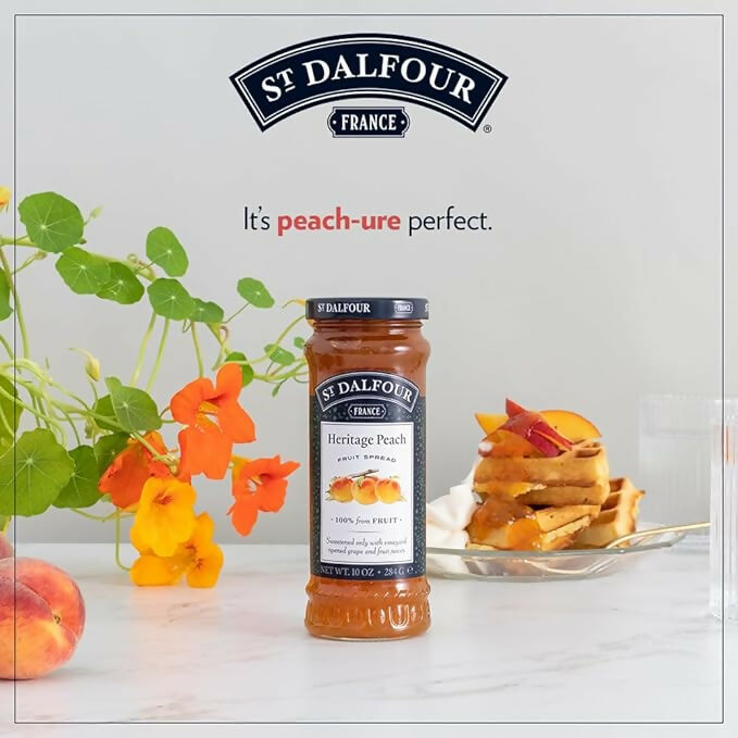 ST. DALFOUR Heritage Peach Fruit Spread