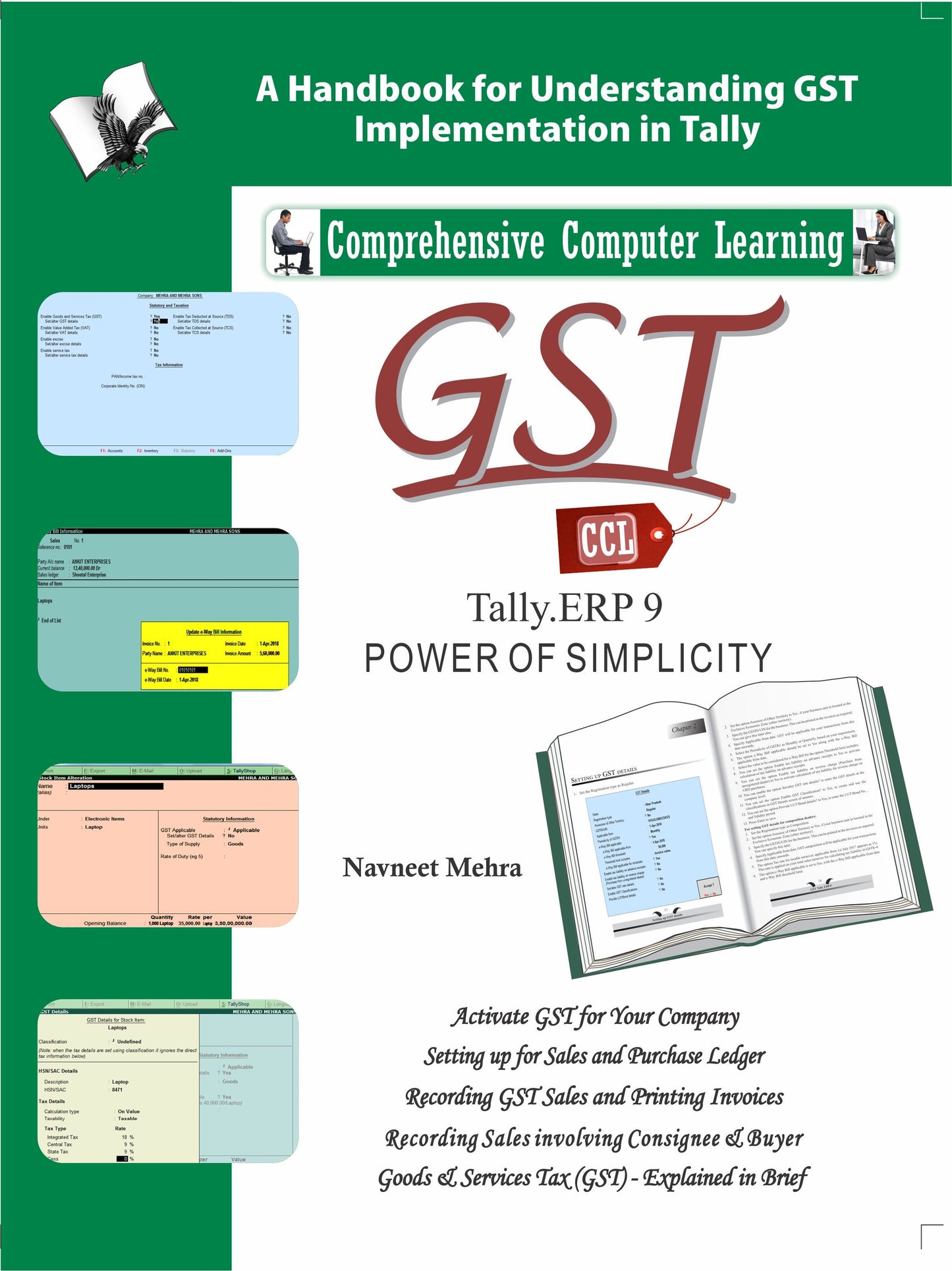 GST Tally ERP9 English by Navneet Mehra