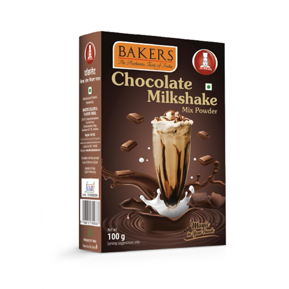 BAKERS Premium Milk Shake Mix - Blueberry, Badam, Butterscotch & Chocolate