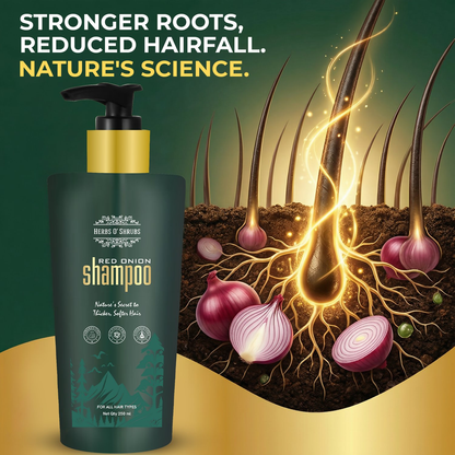 HerbsOShrubs Onion Strength & Shine Shampoo