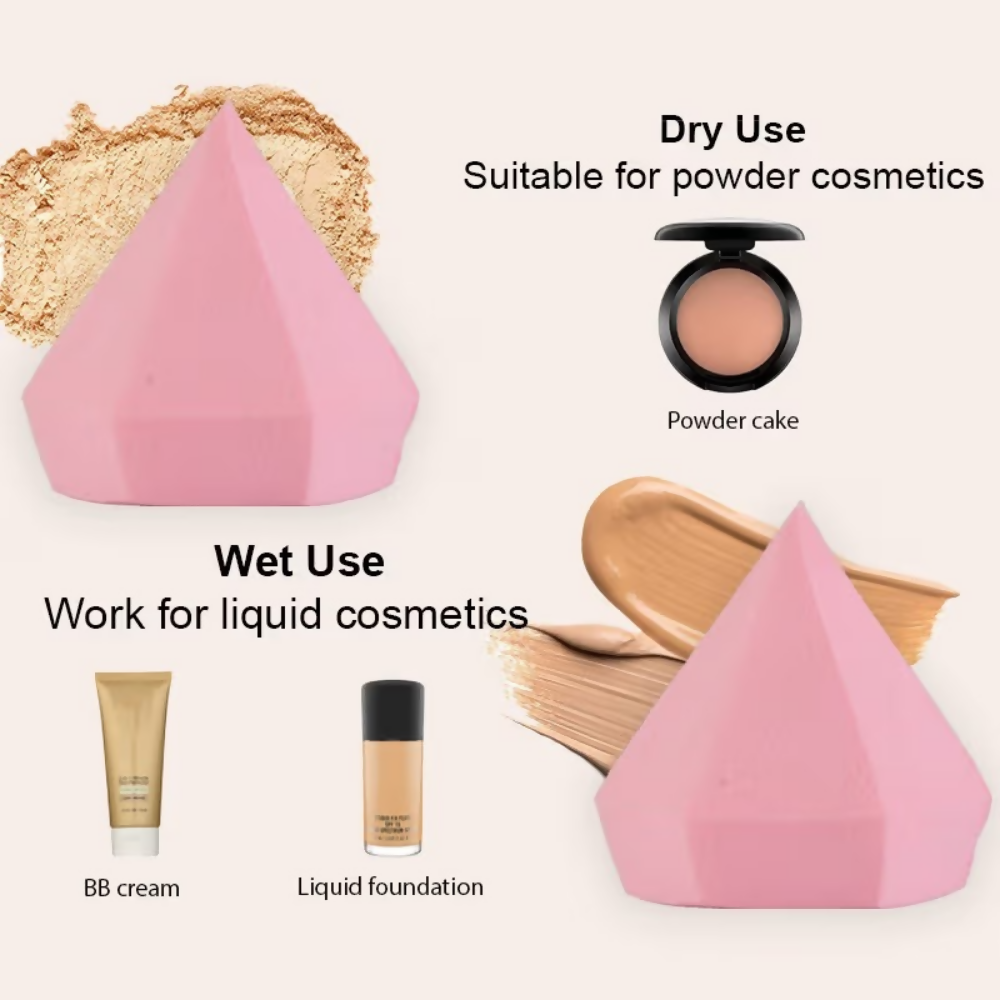 Bronson Professional Pink Diamond Beauty Blender Makeup Sponge